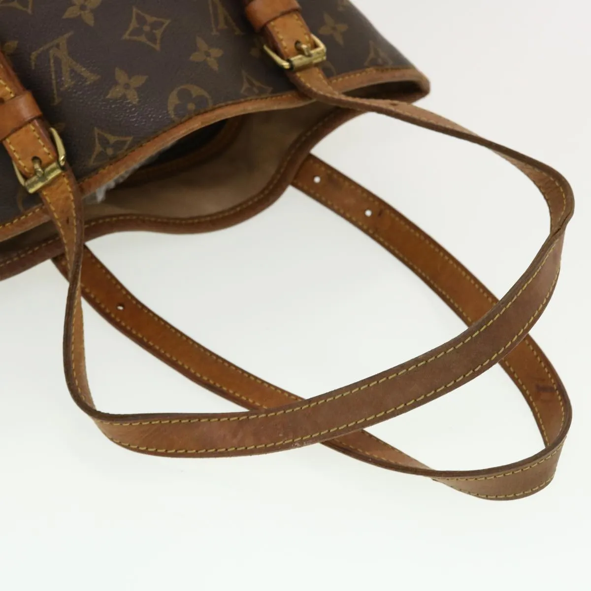 LOUIS VUITTON Monogram Bucket GM Shoulder Bag M42236 LV 41826