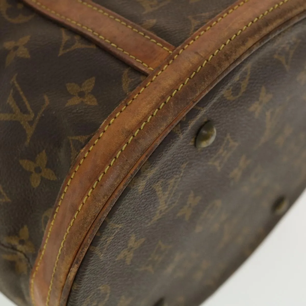 LOUIS VUITTON Monogram Bucket GM Shoulder Bag M42236 LV 41826