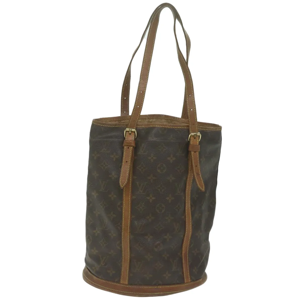 LOUIS VUITTON Monogram Bucket GM Shoulder Bag M42236 LV 62702