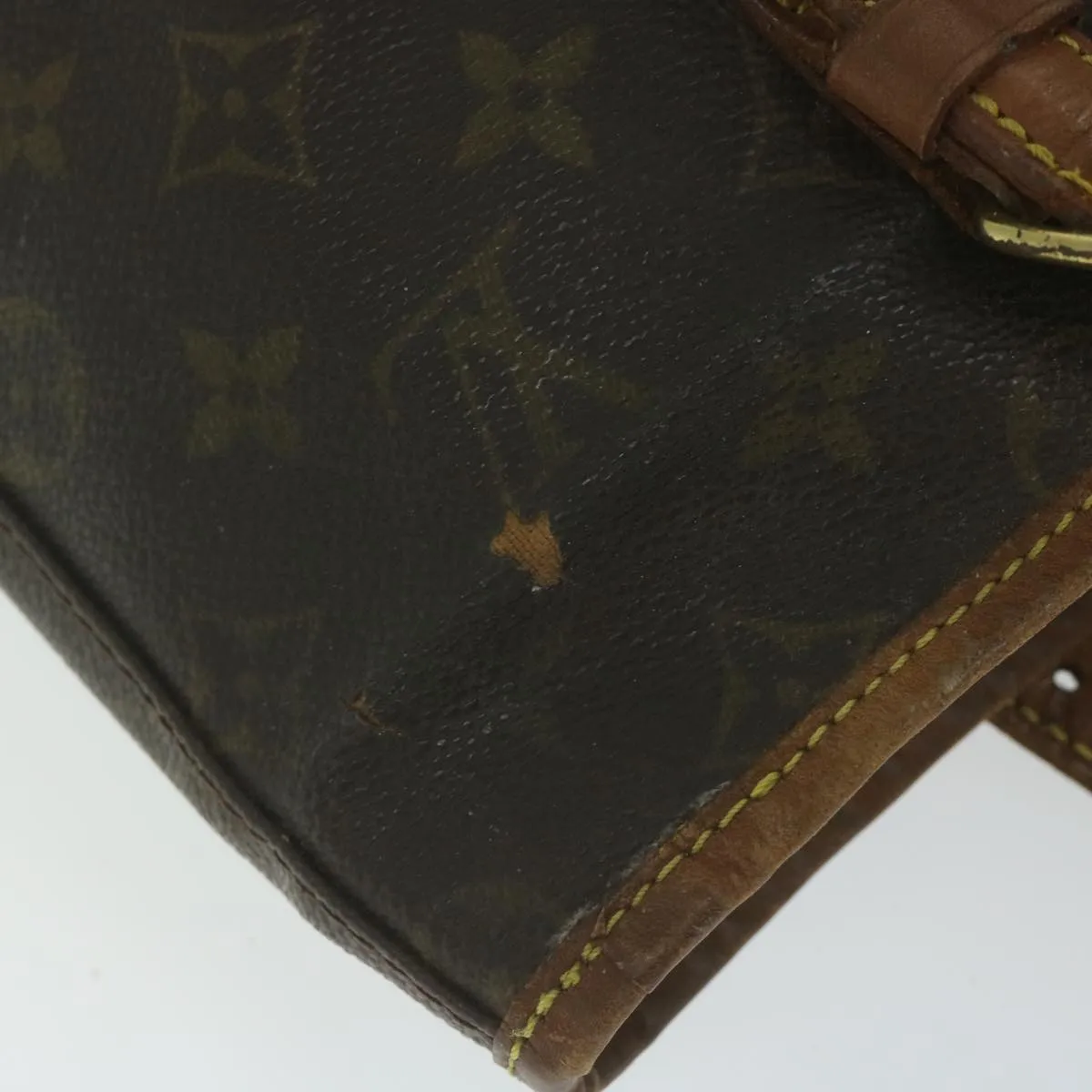LOUIS VUITTON Monogram Bucket GM Shoulder Bag M42236 LV 62702