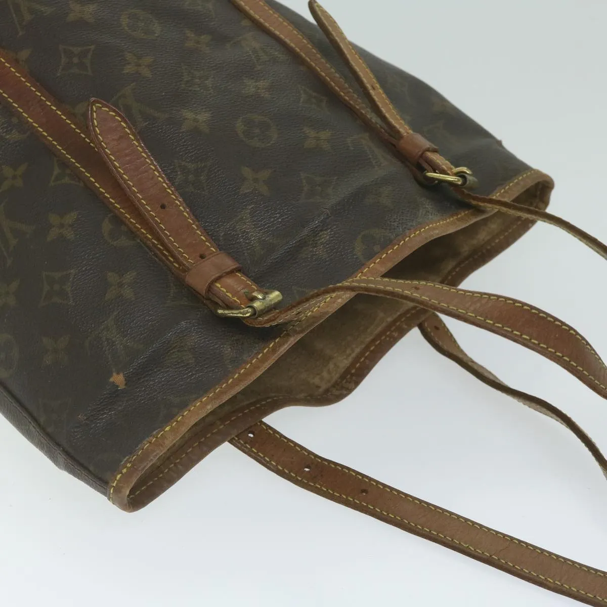 LOUIS VUITTON Monogram Bucket GM Shoulder Bag M42236 LV 62702