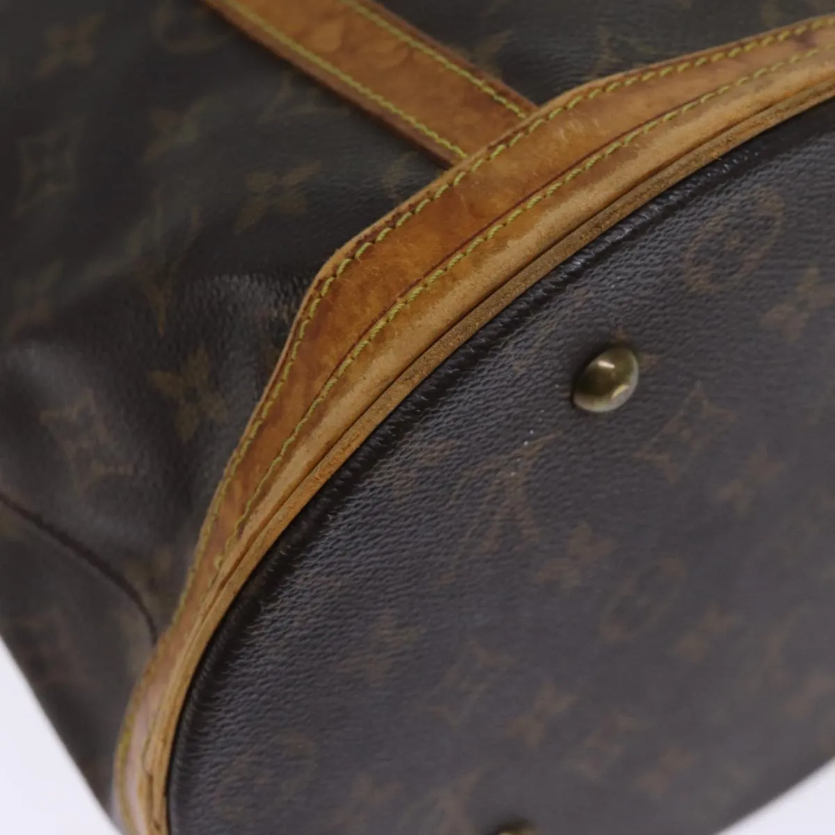 LOUIS VUITTON Monogram Bucket GM Shoulder Bag M42236 LV 75296