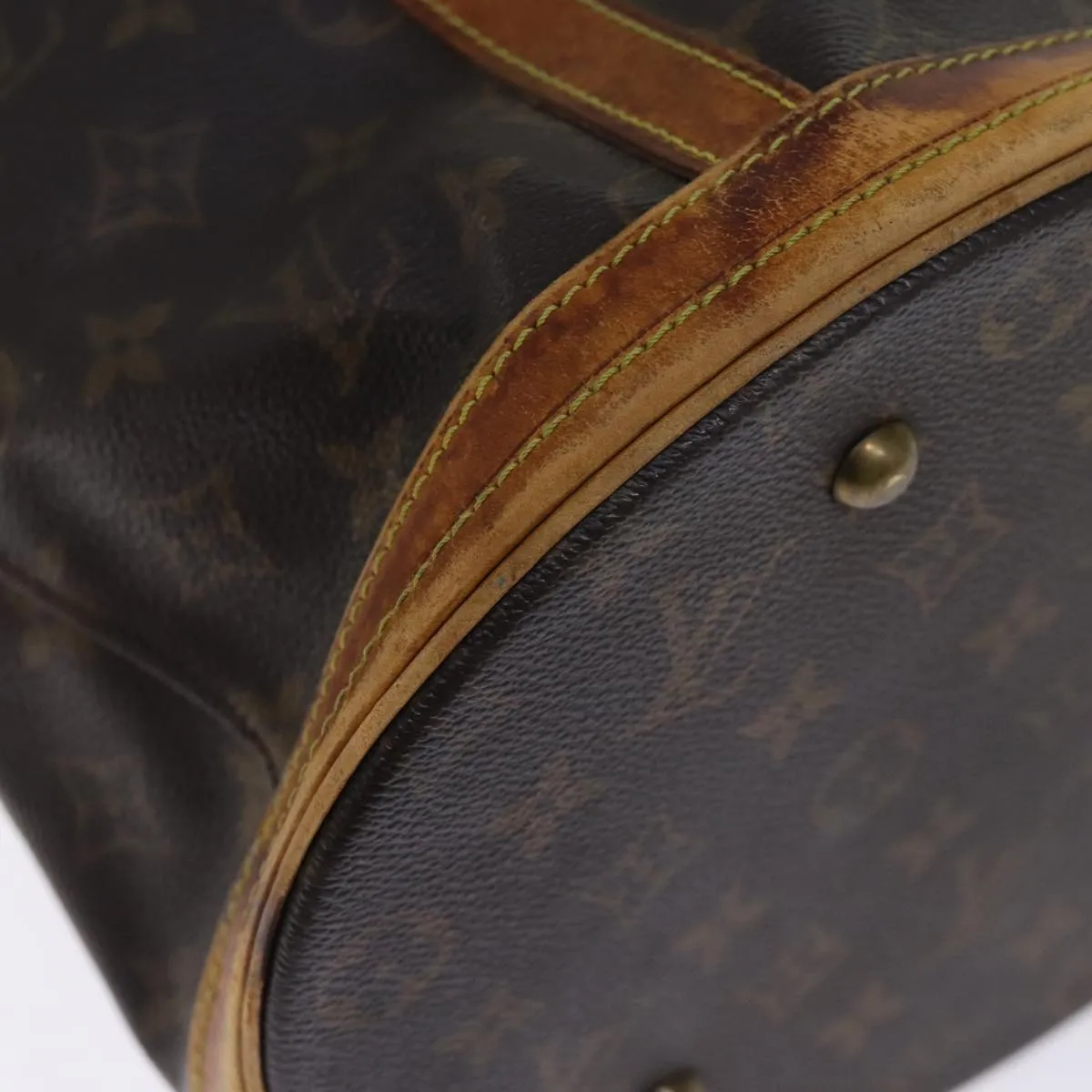 LOUIS VUITTON Monogram Bucket GM Shoulder Bag M42236 LV 75296