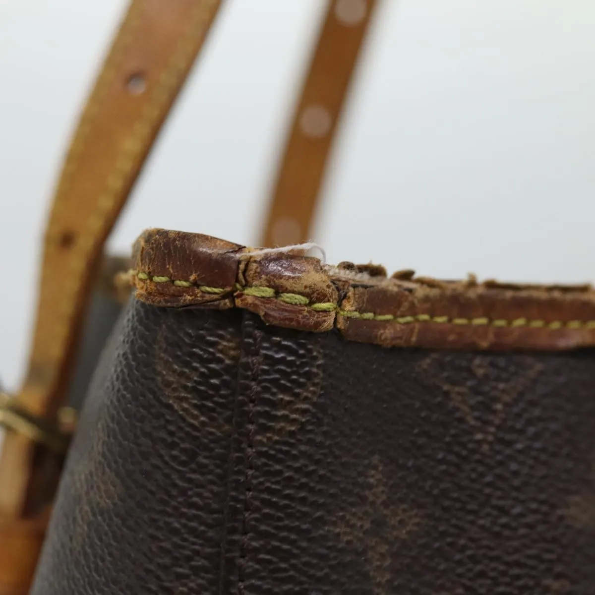 LOUIS VUITTON Monogram Bucket GM Shoulder Bag M42236 LV 75296