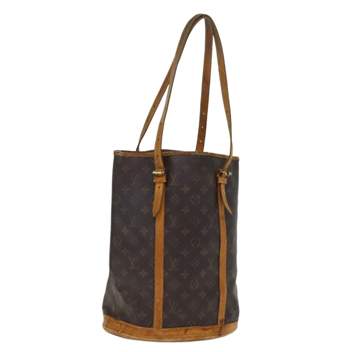 LOUIS VUITTON Monogram Bucket GM Shoulder Bag M42236 LV 75296