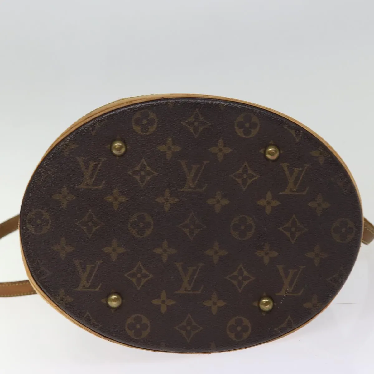 LOUIS VUITTON Monogram Bucket GM Shoulder Bag M42236 LV 75296