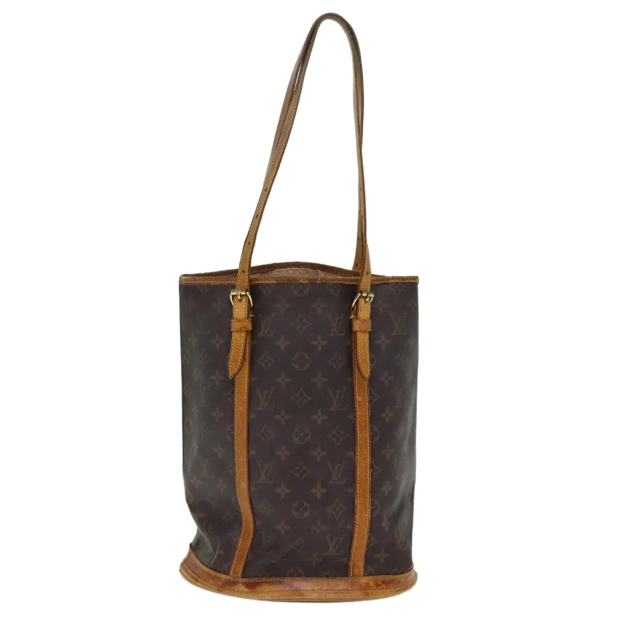 LOUIS VUITTON Monogram Bucket GM Shoulder Bag M42236 LV 75296