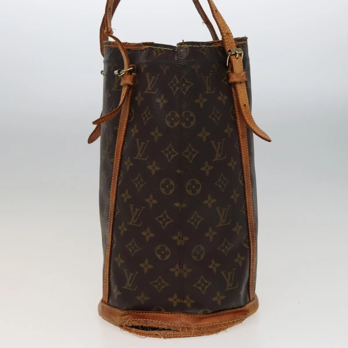 LOUIS VUITTON Monogram Bucket GM Shoulder Bag M42236 LV 78414