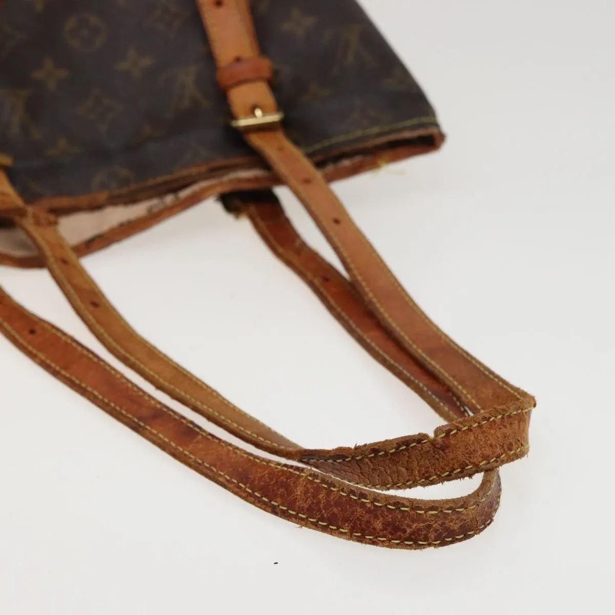 LOUIS VUITTON Monogram Bucket GM Shoulder Bag M42236 LV 78414