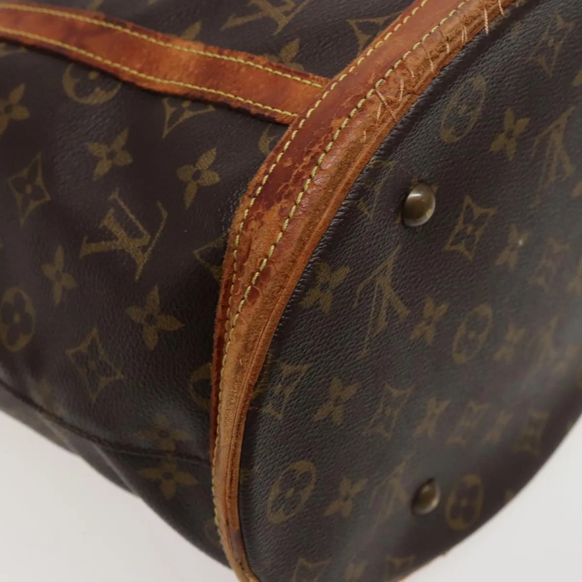 LOUIS VUITTON Monogram Bucket GM Shoulder Bag M42236 LV 78414