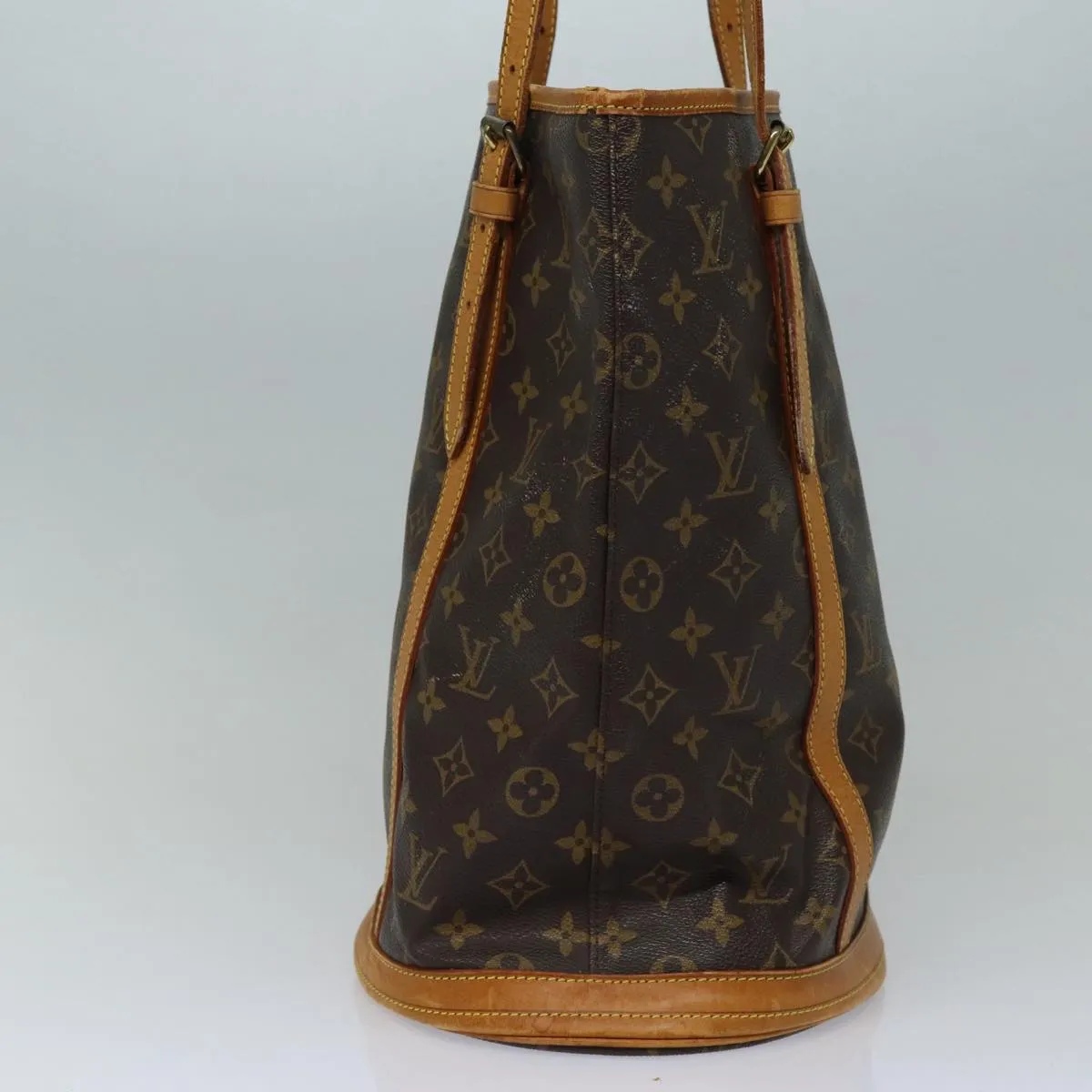 LOUIS VUITTON Monogram Bucket GM Shoulder Bag M42236 LV 79921