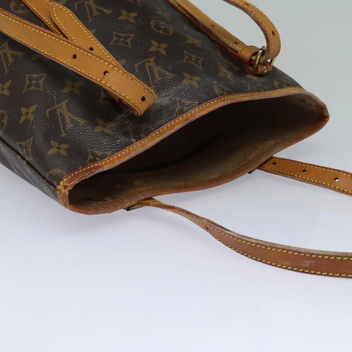 LOUIS VUITTON Monogram Bucket GM Shoulder Bag M42236 LV 79921