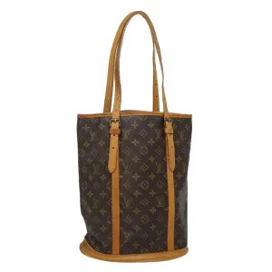 LOUIS VUITTON Monogram Bucket GM Shoulder Bag M42236 LV 79921