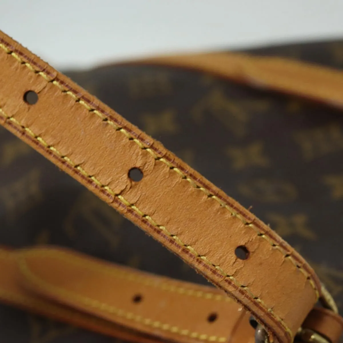 LOUIS VUITTON Monogram Bucket GM Shoulder Bag M42236 LV 79921