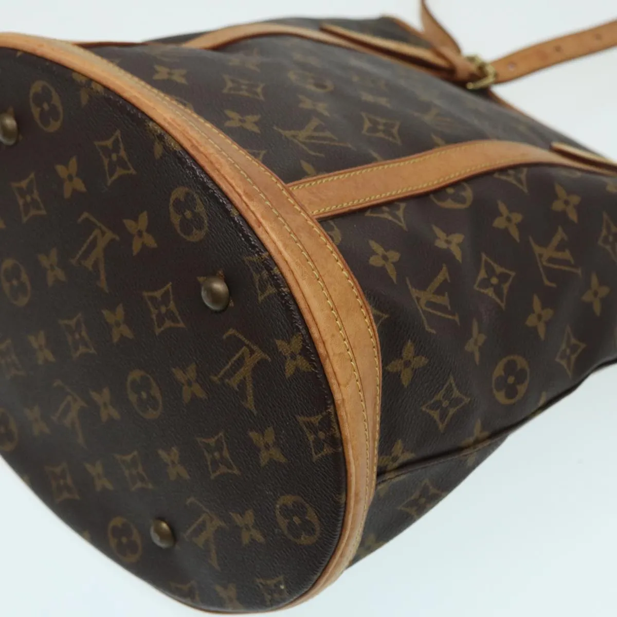 LOUIS VUITTON Monogram Bucket GM Shoulder Bag M42236 LV 83895
