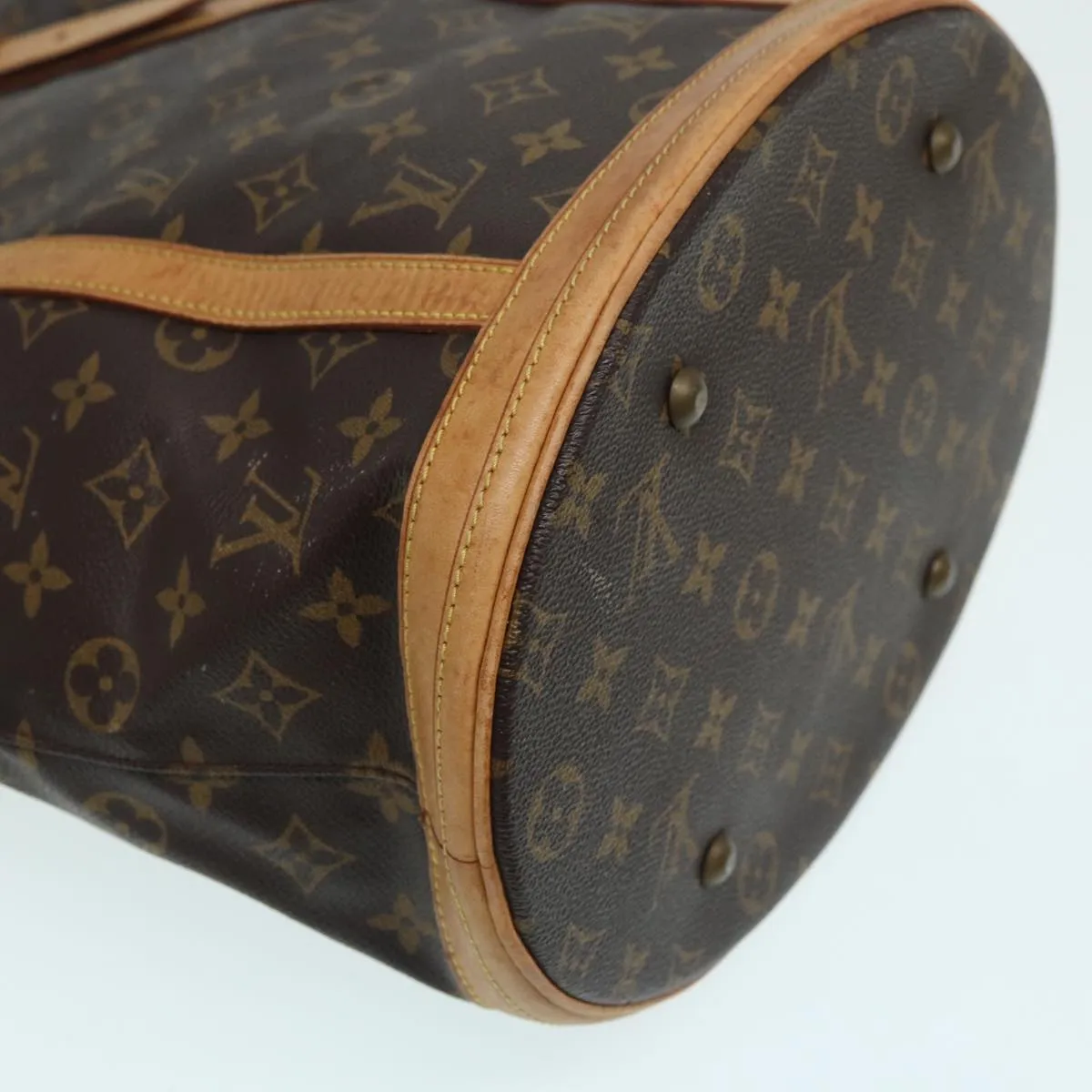 LOUIS VUITTON Monogram Bucket GM Shoulder Bag M42236 LV 83895