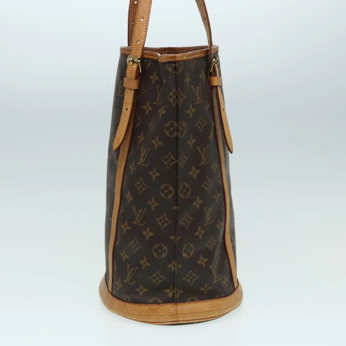 LOUIS VUITTON Monogram Bucket GM Shoulder Bag M42236 LV 83895