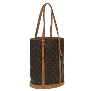 LOUIS VUITTON Monogram Bucket GM Shoulder Bag M42236 LV 83895