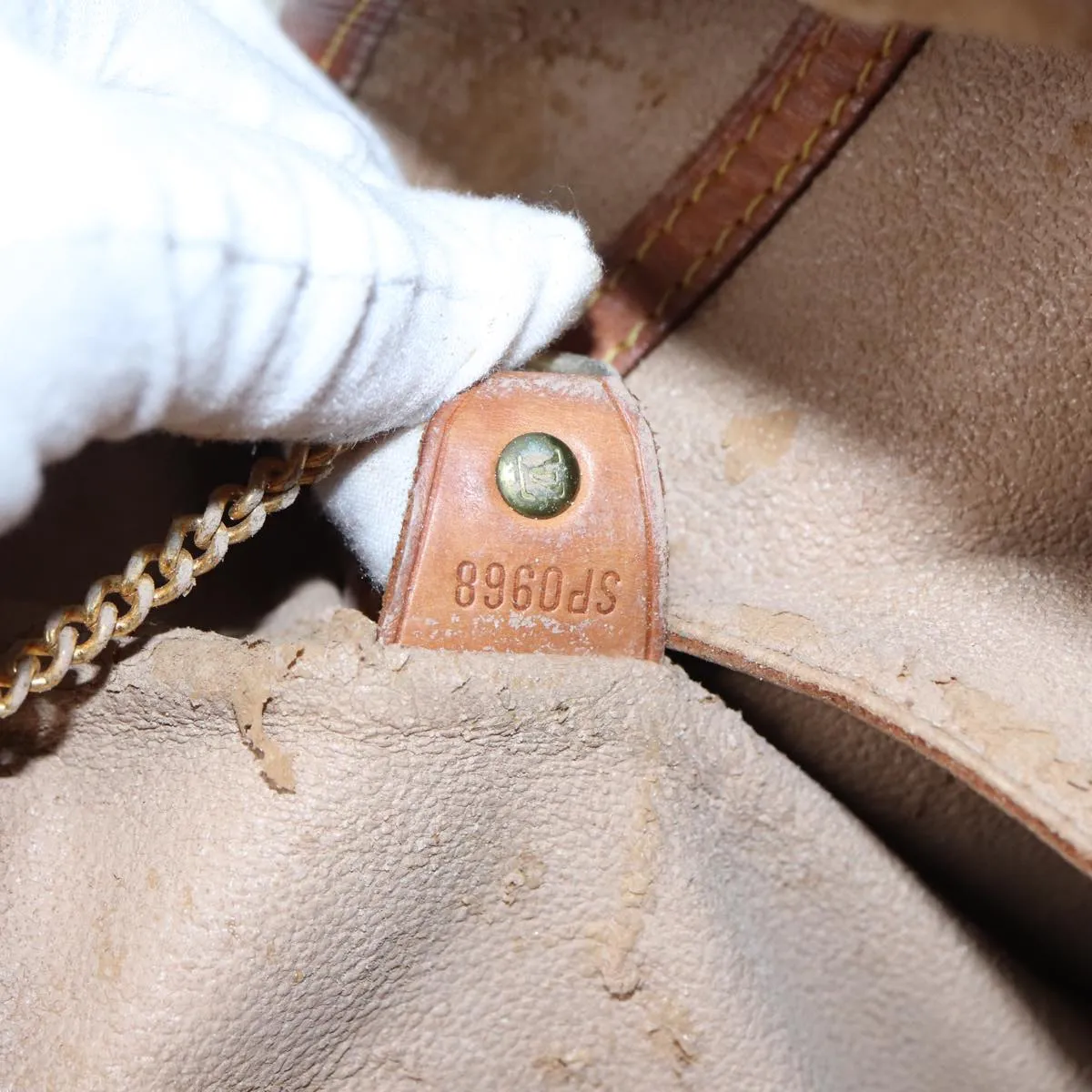 LOUIS VUITTON Monogram Bucket GM Shoulder Bag M42236 LV 83895