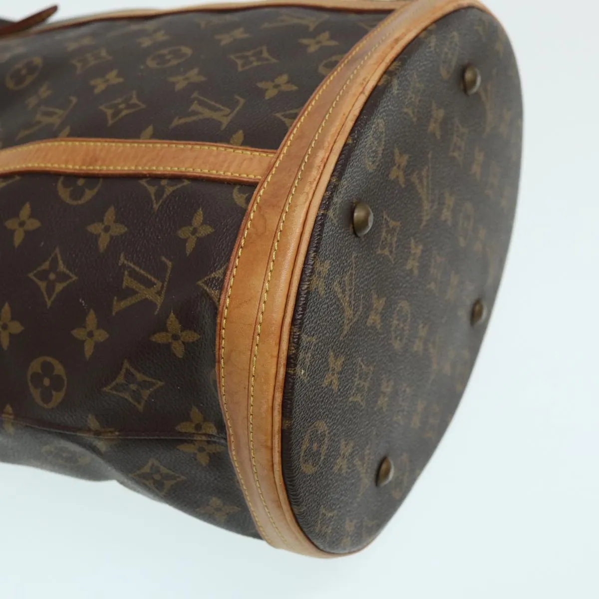 LOUIS VUITTON Monogram Bucket GM Shoulder Bag M42236 LV 83895