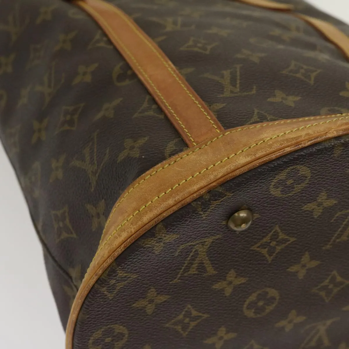 LOUIS VUITTON Monogram Bucket GM Shoulder Bag M42236 LV jk1984