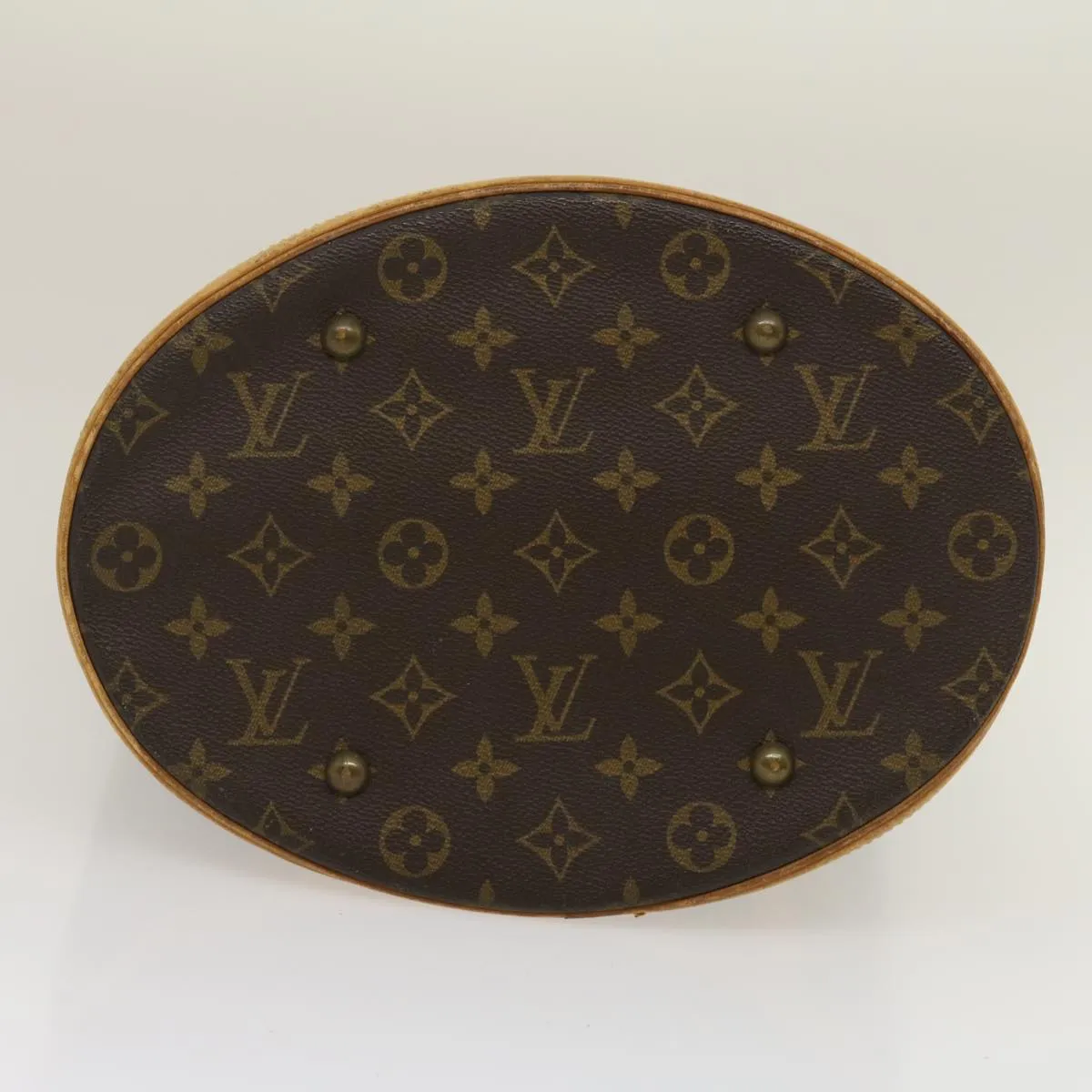 LOUIS VUITTON Monogram Bucket GM Shoulder Bag M42236 LV jk1984