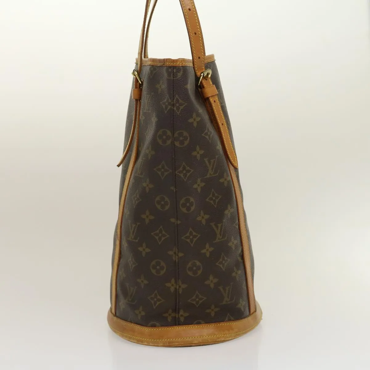 LOUIS VUITTON Monogram Bucket GM Shoulder Bag M42236 LV jk1984