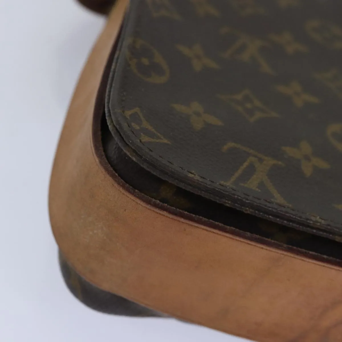 LOUIS VUITTON Monogram Cartouchiere GM Shoulder Bag M51252 LV 78133