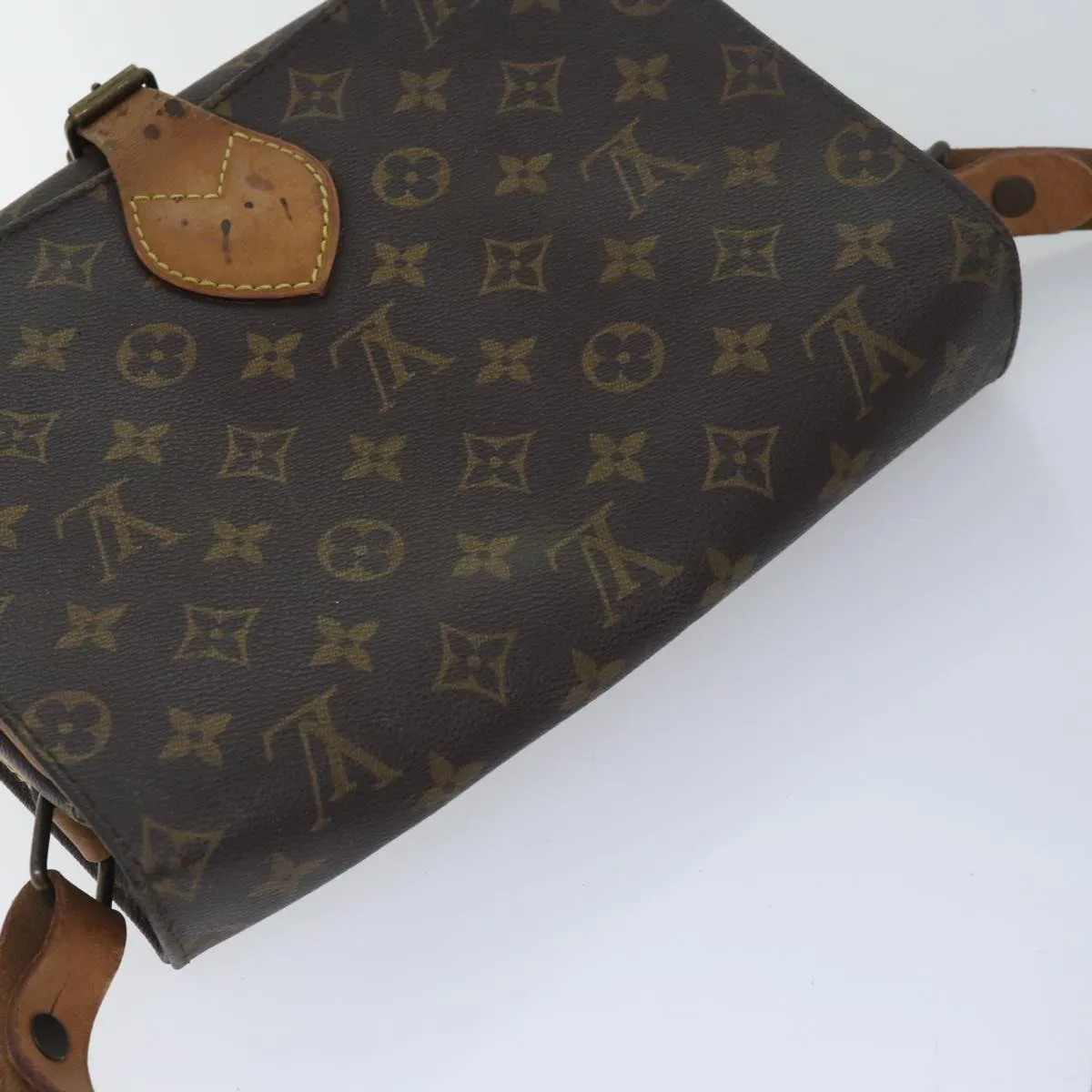 LOUIS VUITTON Monogram Cartouchiere GM Shoulder Bag M51252 LV 78133