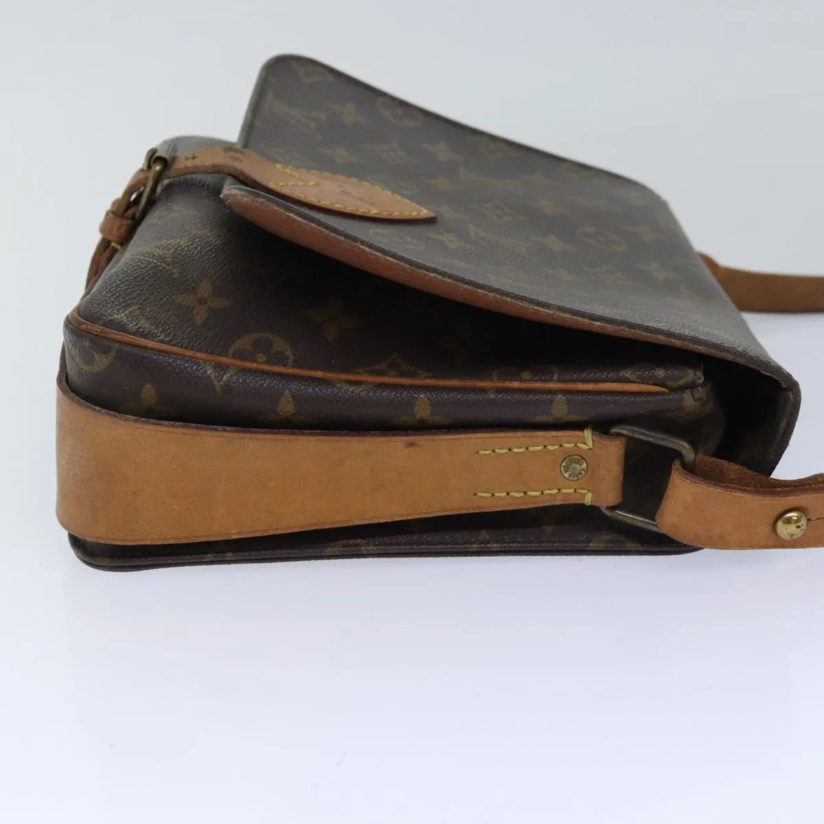 LOUIS VUITTON Monogram Cartouchiere GM Shoulder Bag M51252 LV 78133