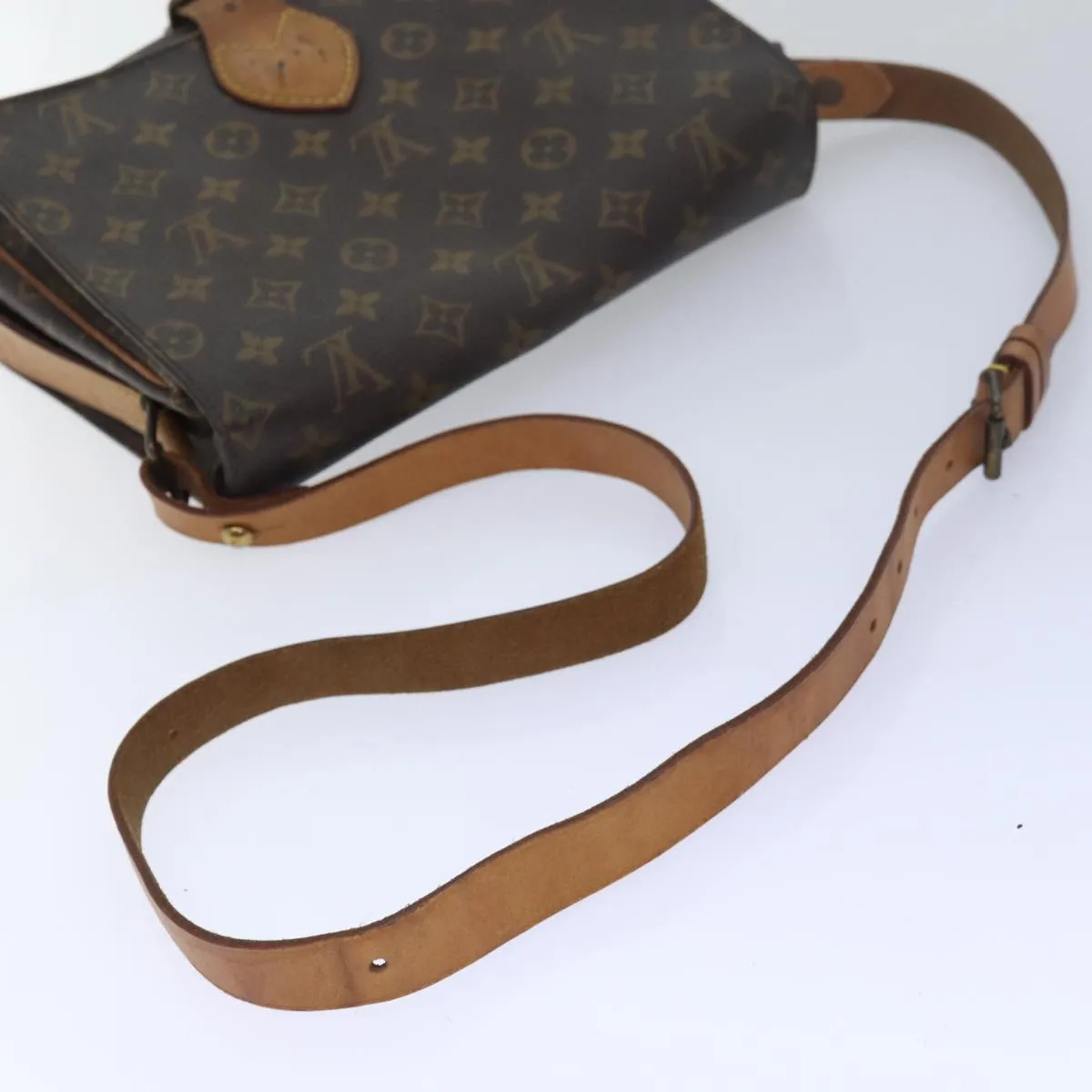 LOUIS VUITTON Monogram Cartouchiere GM Shoulder Bag M51252 LV 78133
