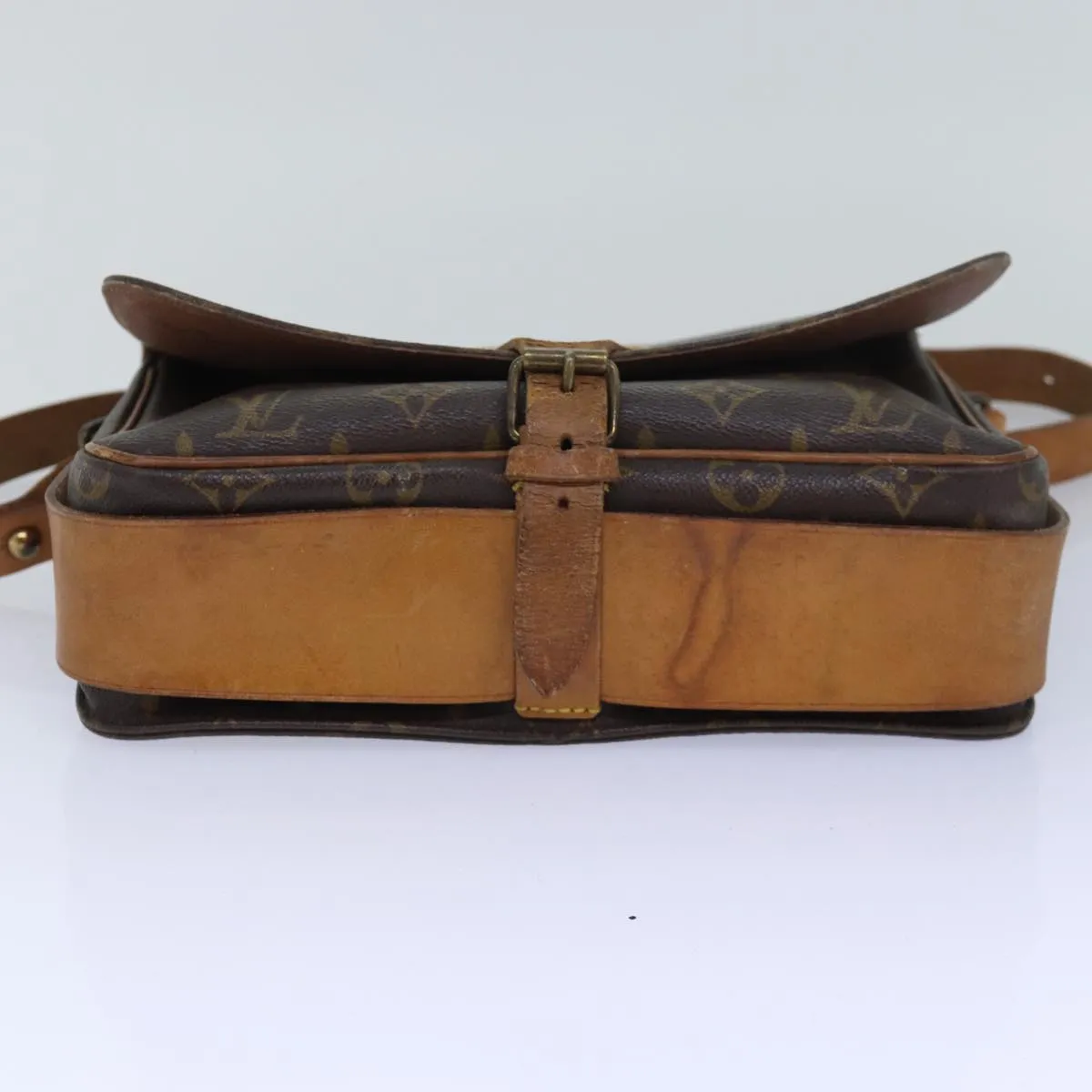 LOUIS VUITTON Monogram Cartouchiere GM Shoulder Bag M51252 LV 78133