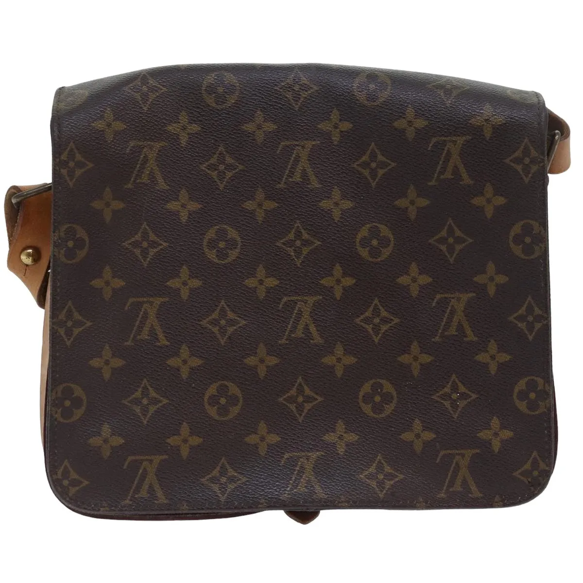 LOUIS VUITTON Monogram Cartouchiere GM Shoulder Bag M51252 LV 78133