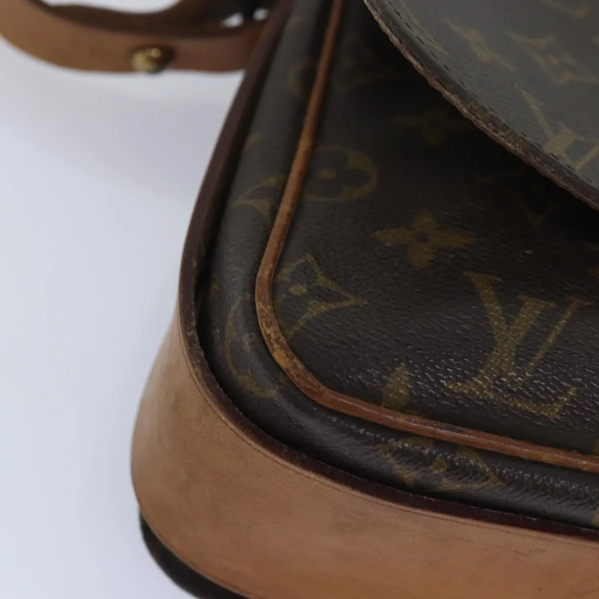 LOUIS VUITTON Monogram Cartouchiere GM Shoulder Bag M51252 LV 78133