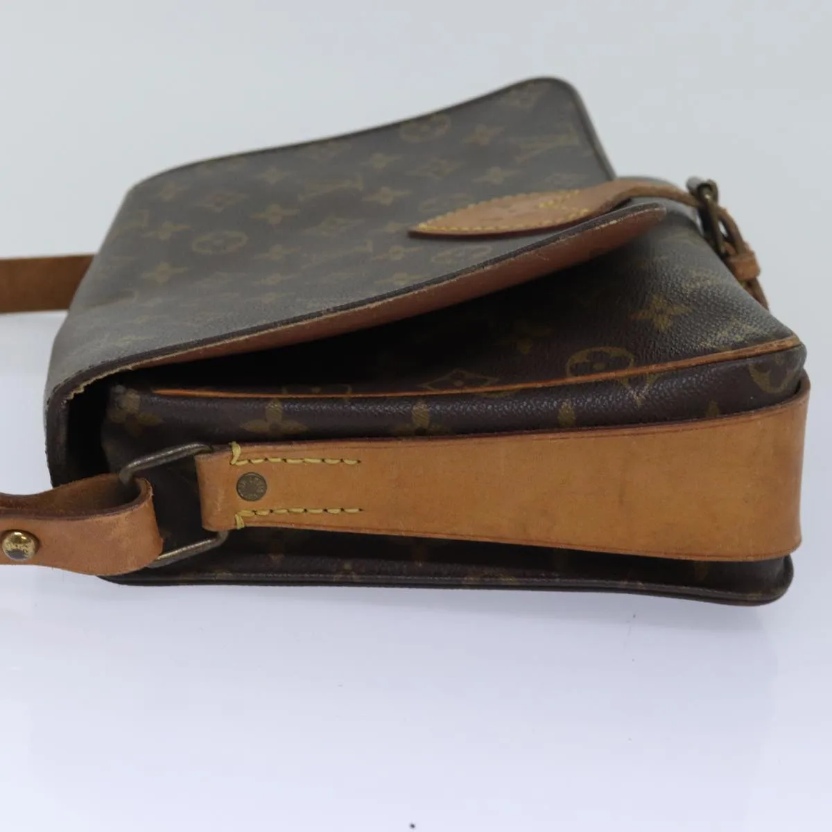 LOUIS VUITTON Monogram Cartouchiere GM Shoulder Bag M51252 LV 78133