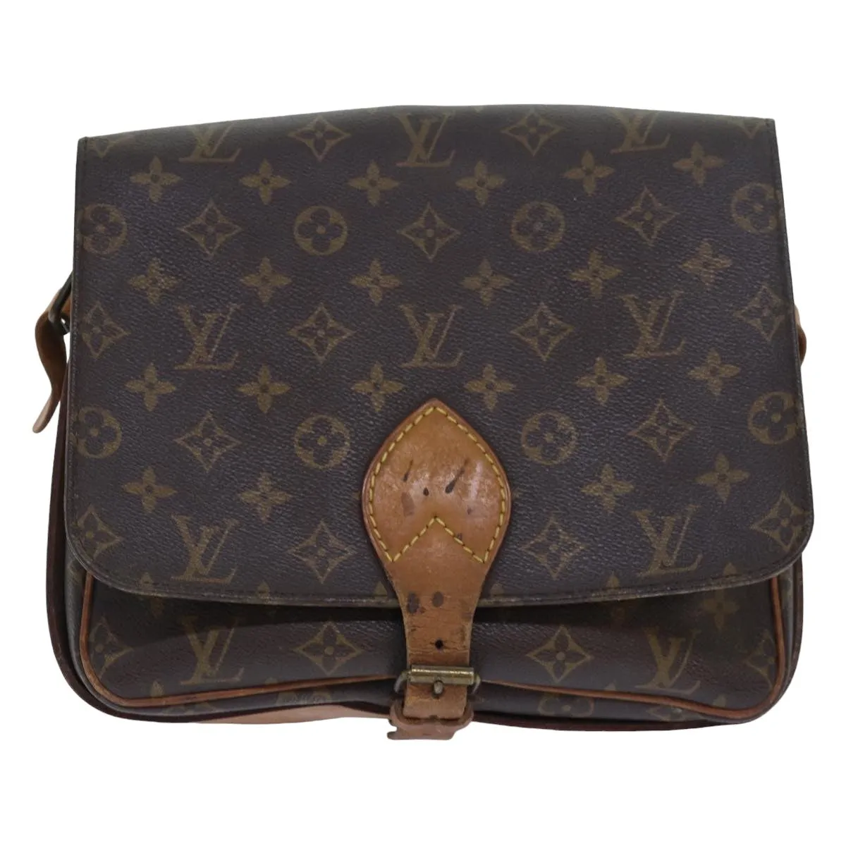 LOUIS VUITTON Monogram Cartouchiere GM Shoulder Bag M51252 LV 78133