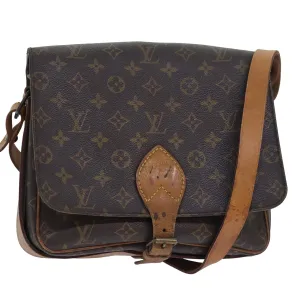 LOUIS VUITTON Monogram Cartouchiere GM Shoulder Bag M51252 LV 78133