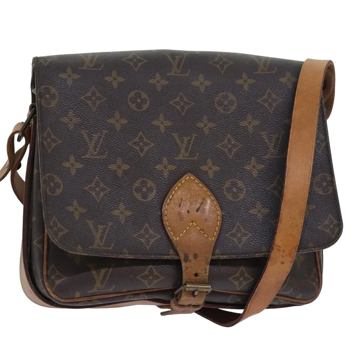 LOUIS VUITTON Monogram Cartouchiere GM Shoulder Bag M51252 LV 78133