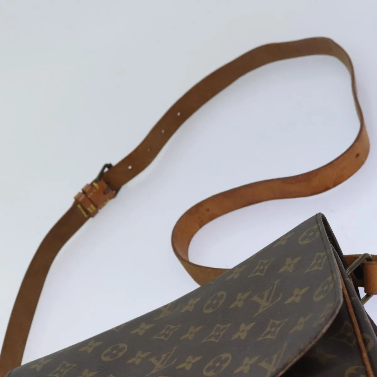 LOUIS VUITTON Monogram Cartouchiere GM Shoulder Bag M51252 LV 78133