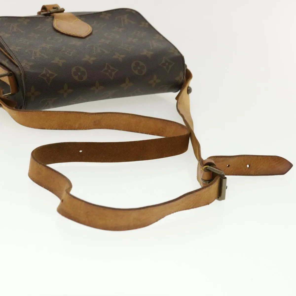 LOUIS VUITTON Monogram Cartouchiere MM Shoulder Bag M51253 LV ar8431