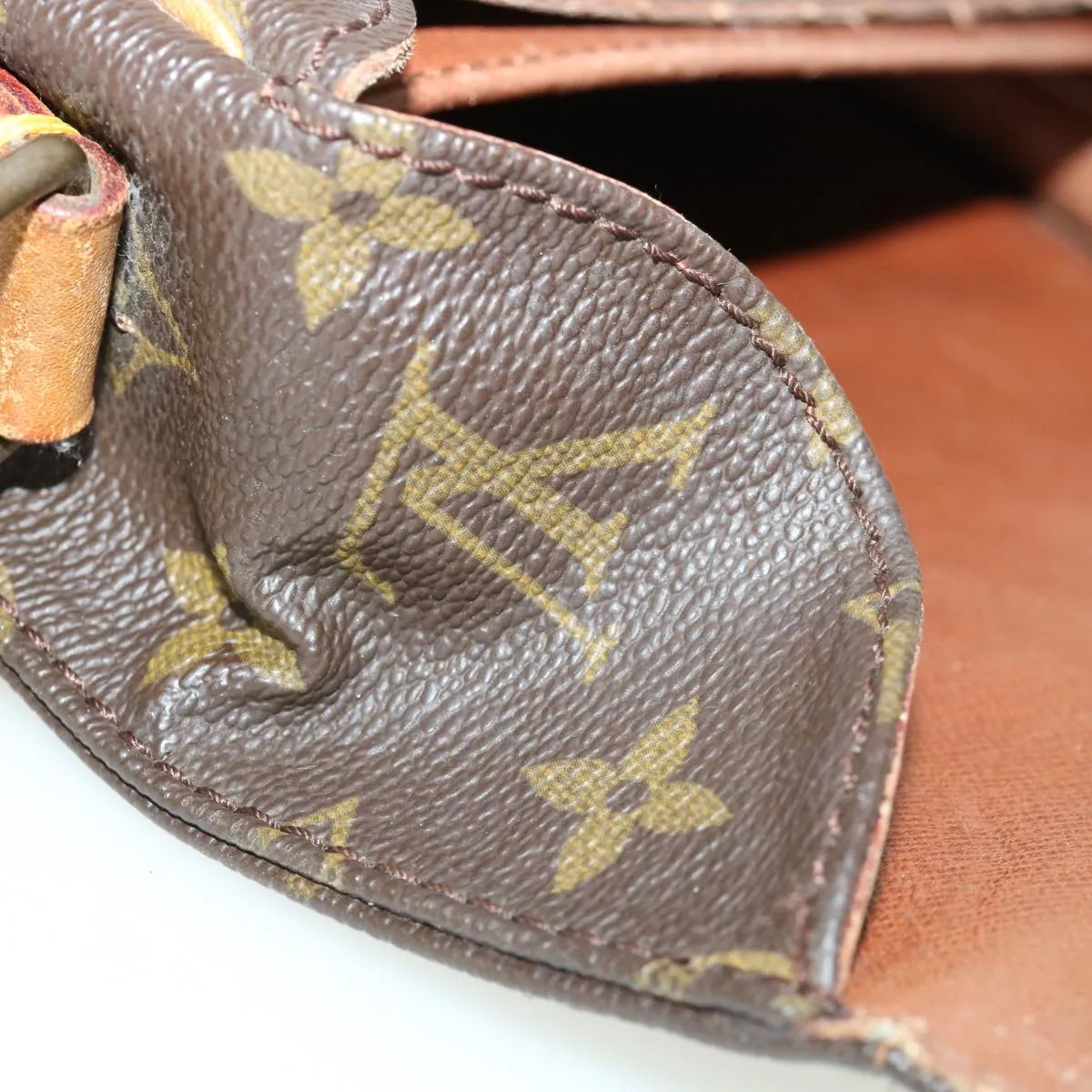 LOUIS VUITTON Monogram Cartouchiere MM Shoulder Bag M51253 LV ar8431