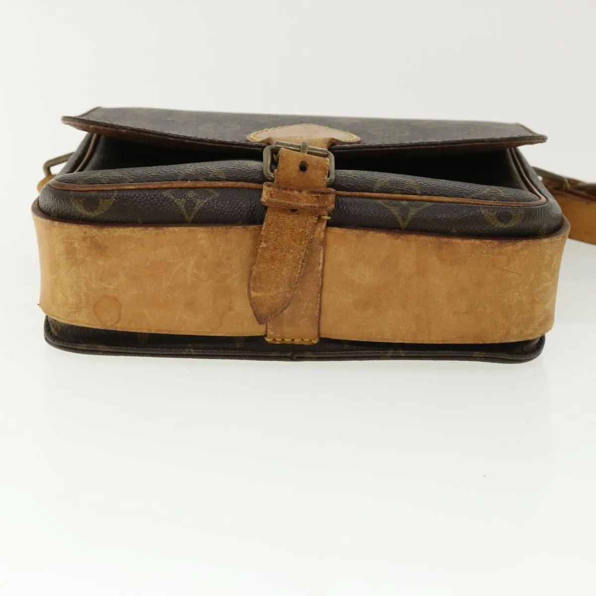 LOUIS VUITTON Monogram Cartouchiere MM Shoulder Bag M51253 LV ar8431