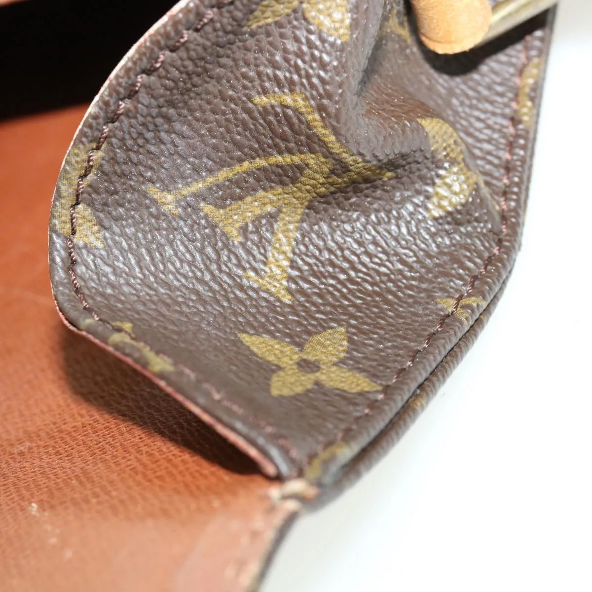 LOUIS VUITTON Monogram Cartouchiere MM Shoulder Bag M51253 LV ar8431
