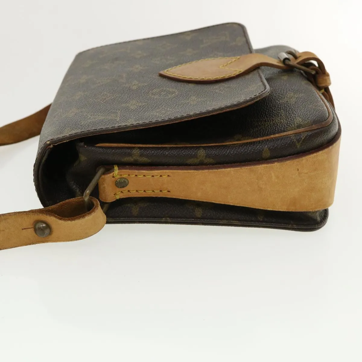 LOUIS VUITTON Monogram Cartouchiere MM Shoulder Bag M51253 LV ar8431