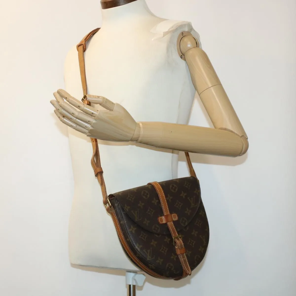 LOUIS VUITTON Monogram Chantilly MM Shoulder Bag M51233 LV rd5118