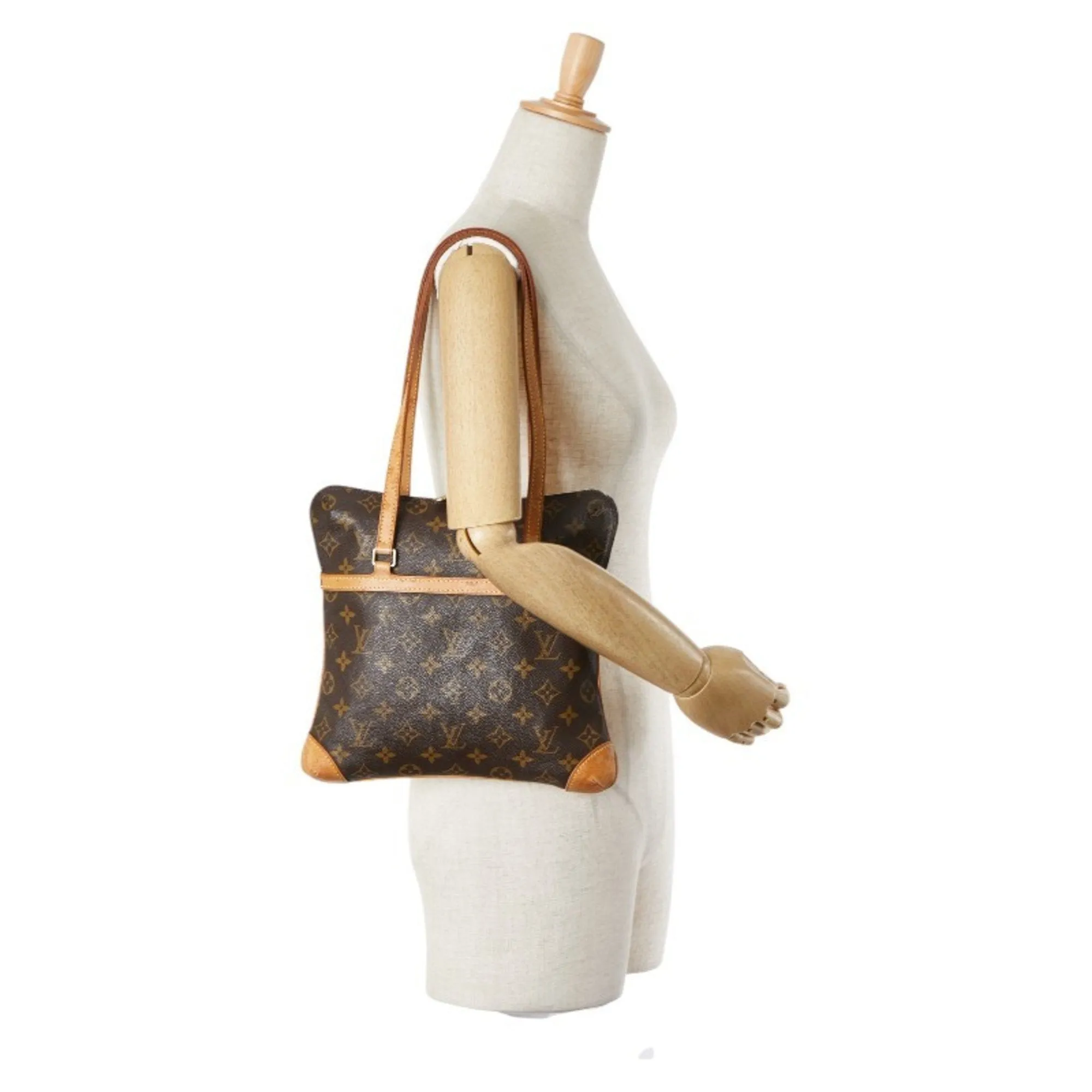 Louis Vuitton Monogram Coussin GM Shoulder Bag M51141 Brown PVC Leather Women's LOUIS VUITTON
