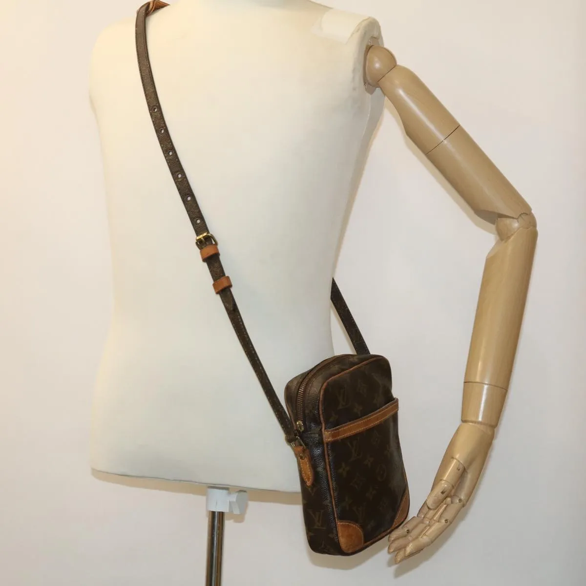 LOUIS VUITTON Monogram Danube Shoulder Bag M45266 LV bs1258