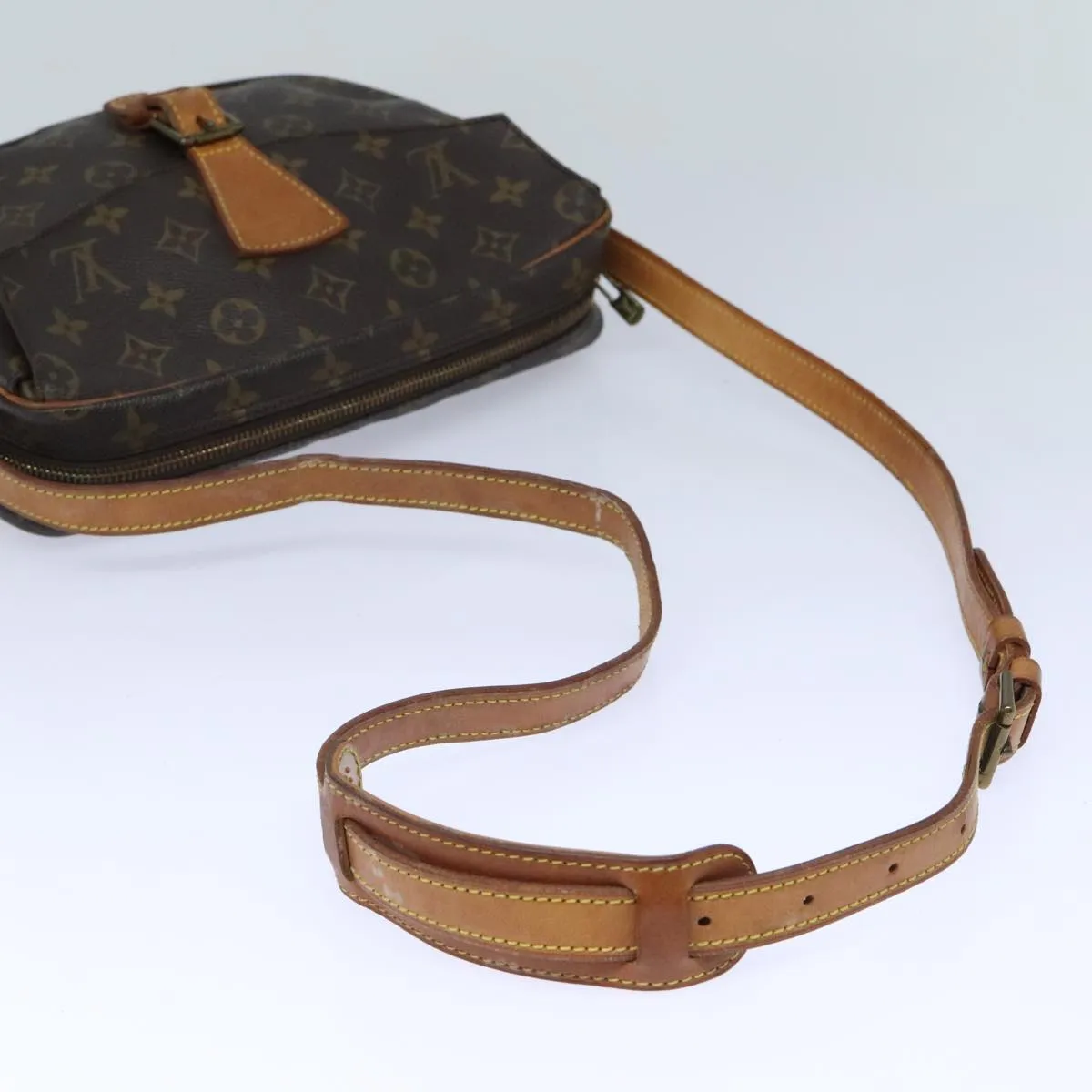 LOUIS VUITTON Monogram Jeune Fille GM Shoulder Bag M51225 LV 90972