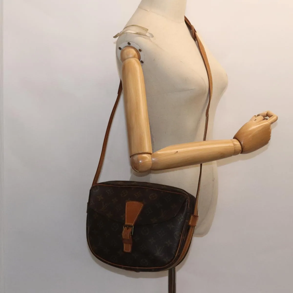 LOUIS VUITTON Monogram Jeune Fille GM Shoulder Bag M51225 LV 90972