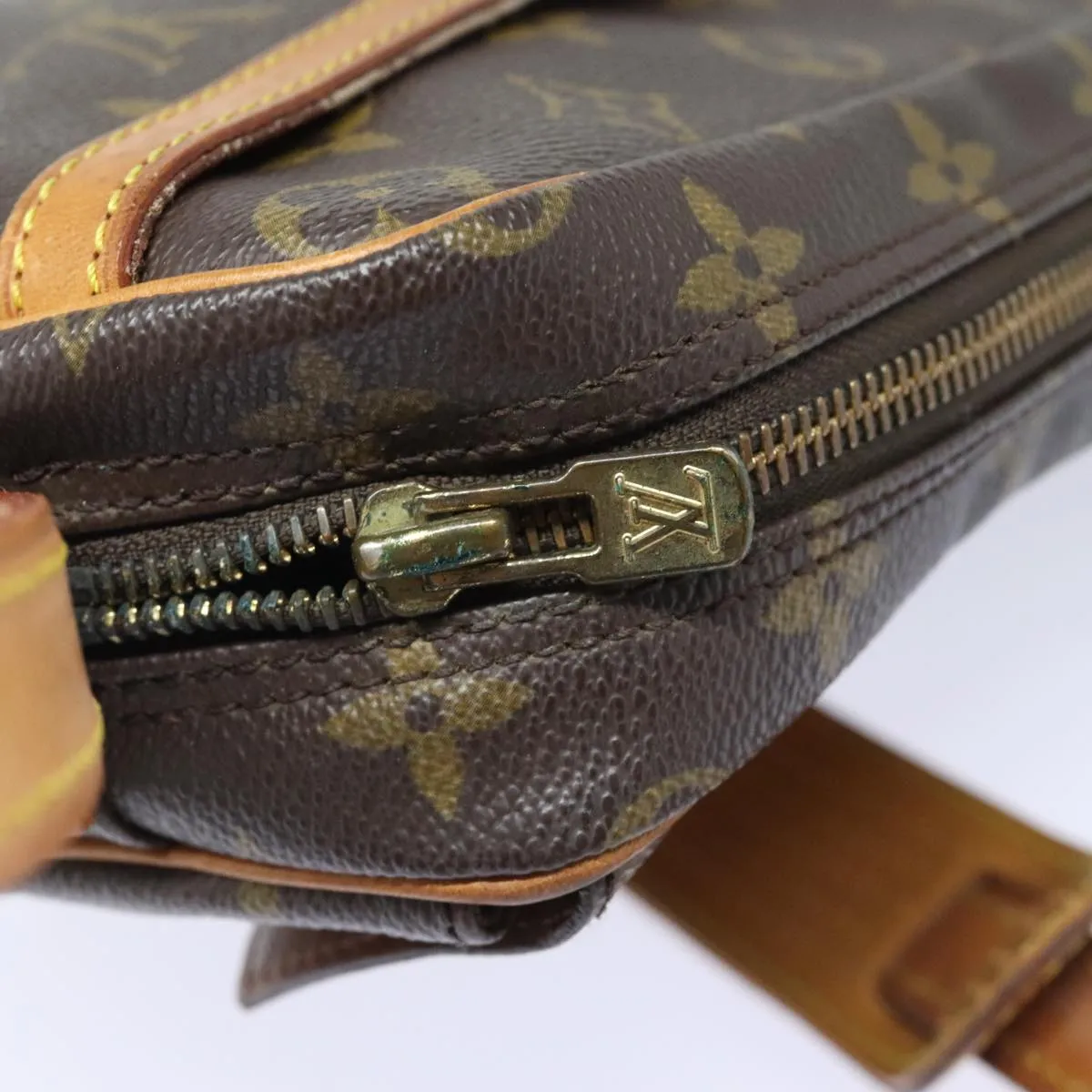 LOUIS VUITTON Monogram Jeune Fille GM Shoulder Bag M51225 LV 90972